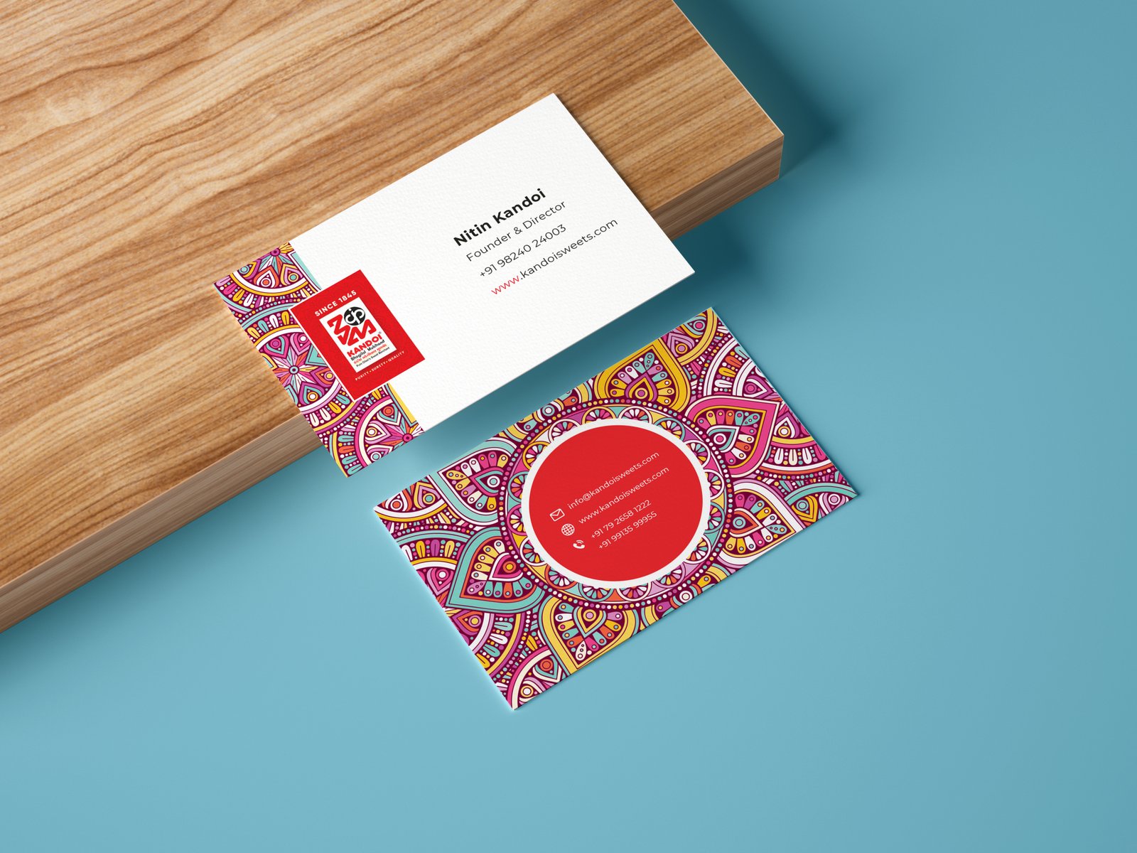 Bhogilal Box Card 
