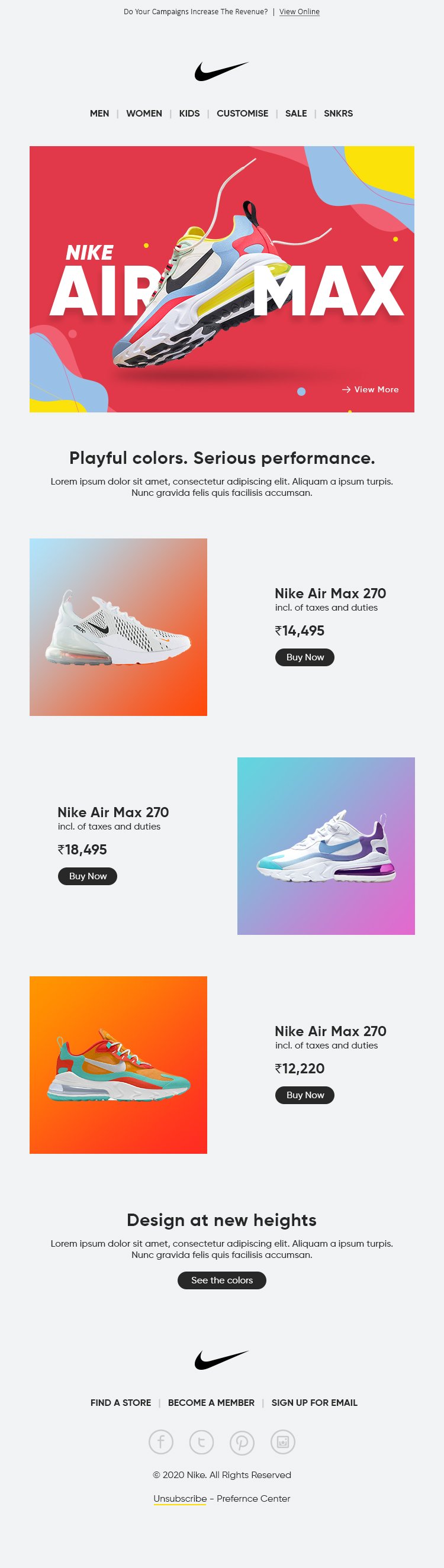 Nike Emailer